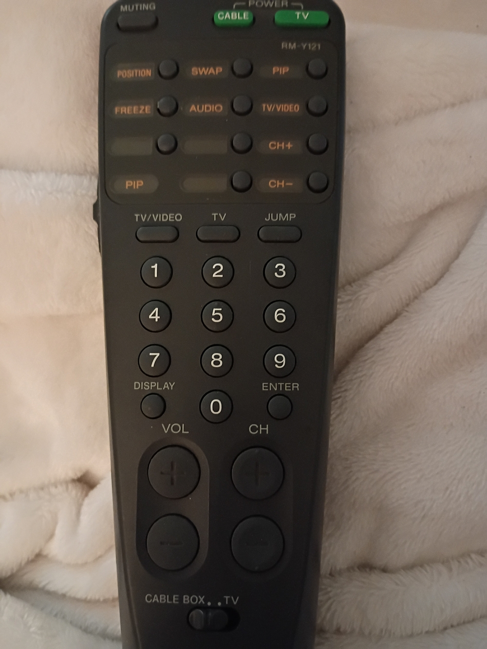 Original Sony RM-Y121 Cable Box TV Remote Control + batteries - Picture 2 of 3